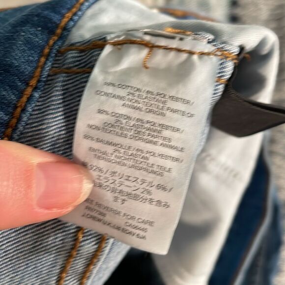 Madewell High-Rise Distressed Skinny Jeans - size 29 - Picture 6 of 8